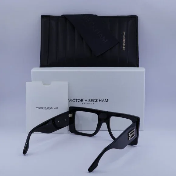 Victoria Beckham VB677S 006 Square Sunglasses – Black/Transparent Victoria Beckham Victoria Beckham Women Eyeglasses VB677S  main image 4